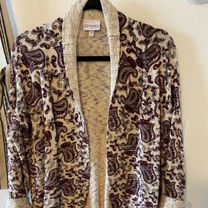 Paisley oversized sweater